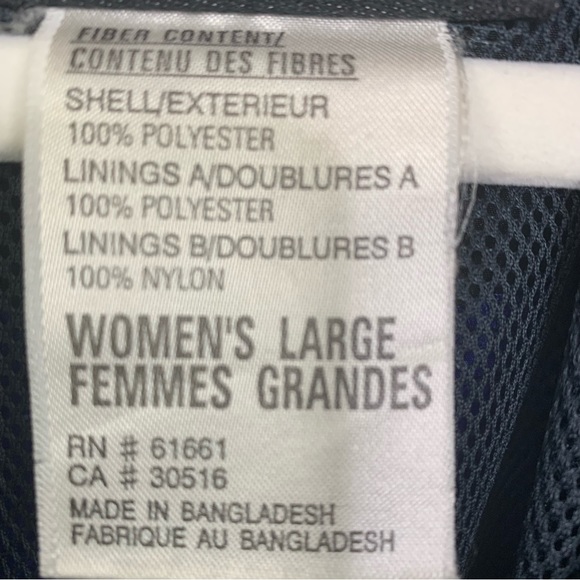 The North Face Womens Size Large Black and Aztec Blue Jacket Great Condition - Picture 10 of 10